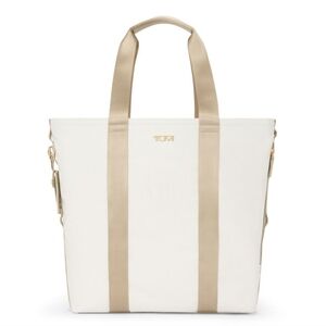 Tumi Sport Essential North/South Tote In Off Whute & Tan